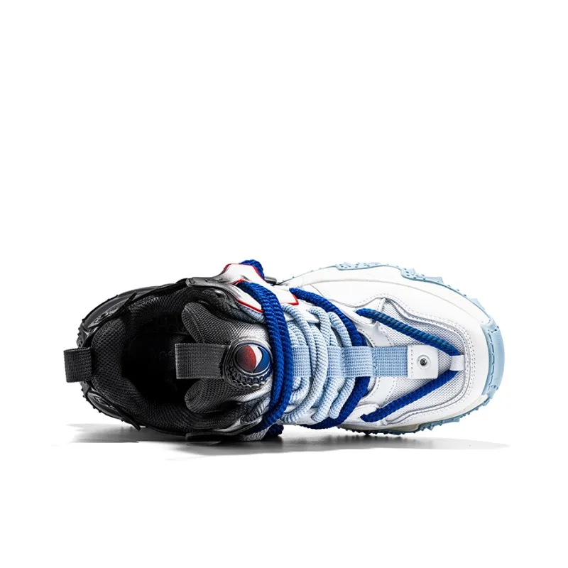Pepsi Jelly Color Series Cushioned Slip-Resistant Abrasion-Resistant Low-Top Chunky Sneakers Unisex Exclusive Box-54