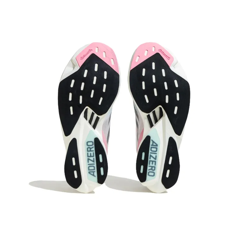Adidas Adizero Adios Pro 3 Low Top Running Shoes Unisex White Gray-5