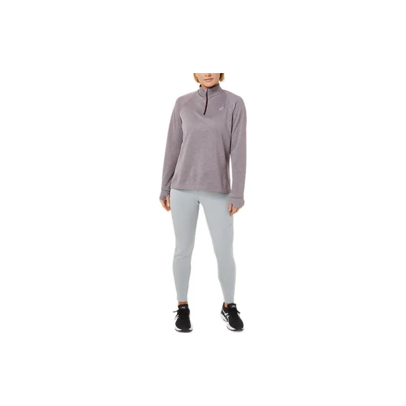 Asics THERMOPOLIS 1/4 ZIP T-Shirts Women's Purple-1