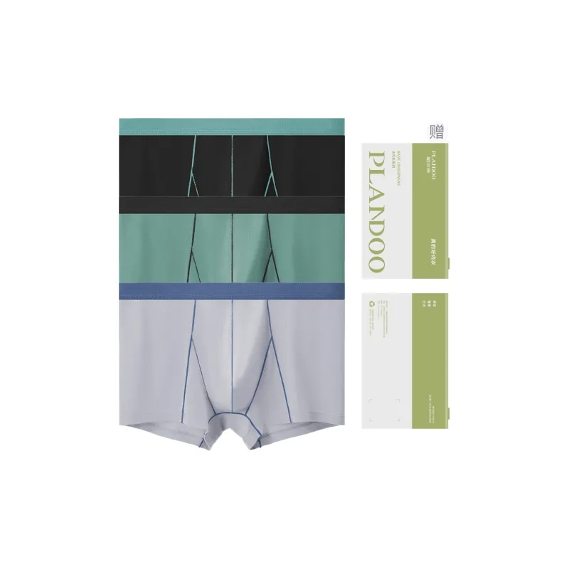 PLANDOO Underpants Men's 3 Pack-4