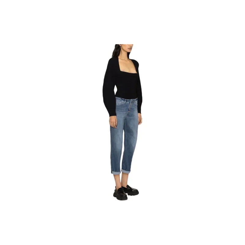 Dondup Koons High rise Cropped Jeans-2