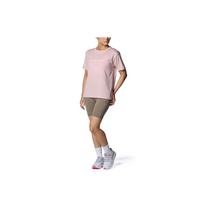 Under Armour Drop Shoulder Sleeve T Shirt Women's Peach-2