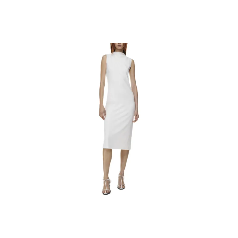 ARITZIA Babaton Boardroom Dress Sleeveless Dress Women's White/White-2