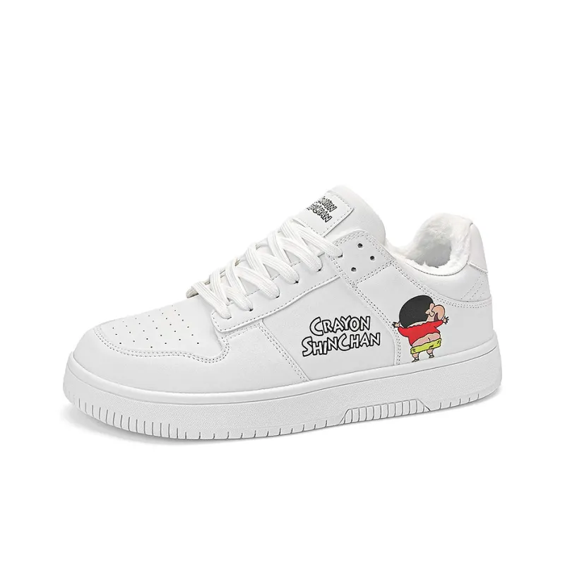 Crayon Shinchan Abrasion Resistant Slip Resistant Low Top Skateboard Shoes-19