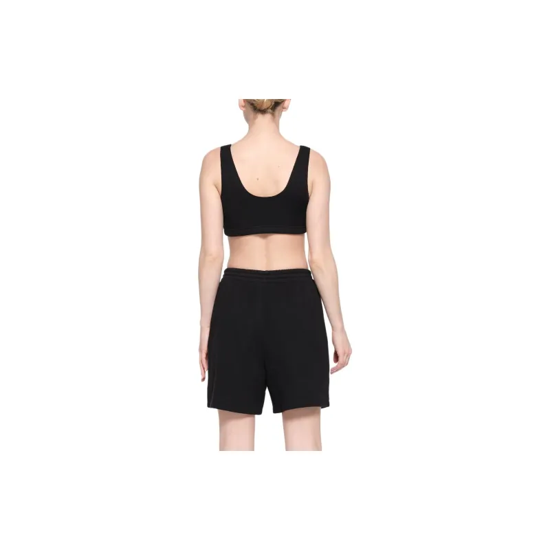 SKIMS COTTON FLEECE OVERSIZED SHORT Casual Shorts Women's ONYX/Onyx-1
