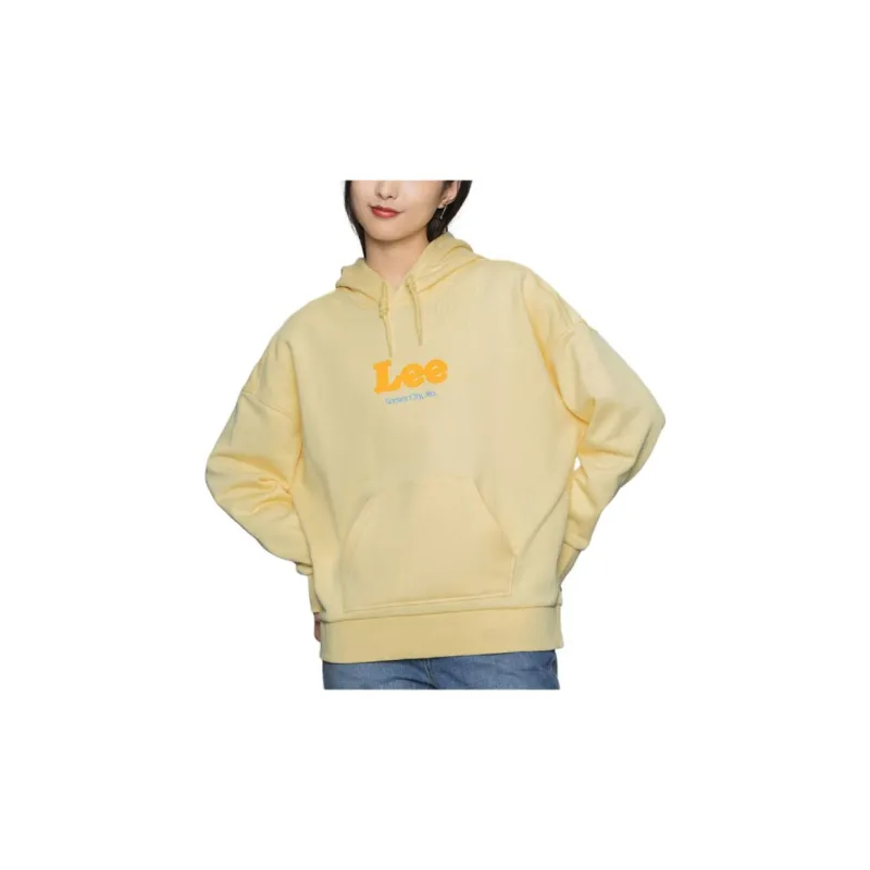 Lee Sweatshirt Women's Yellow Cream-2