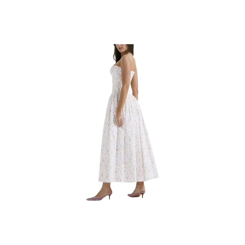 HOUSE OF CB YSABELLA Slip Dress Women's WHITE/White-4