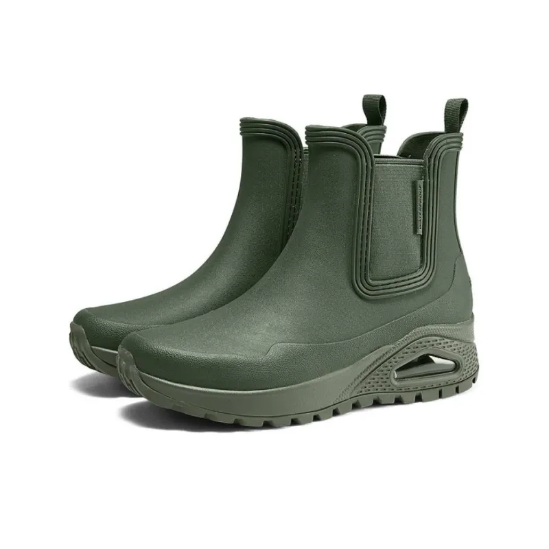Skechers Street Anti Slip Wear Resistant Mid Top Casual Shoes Women's Olive Green-2