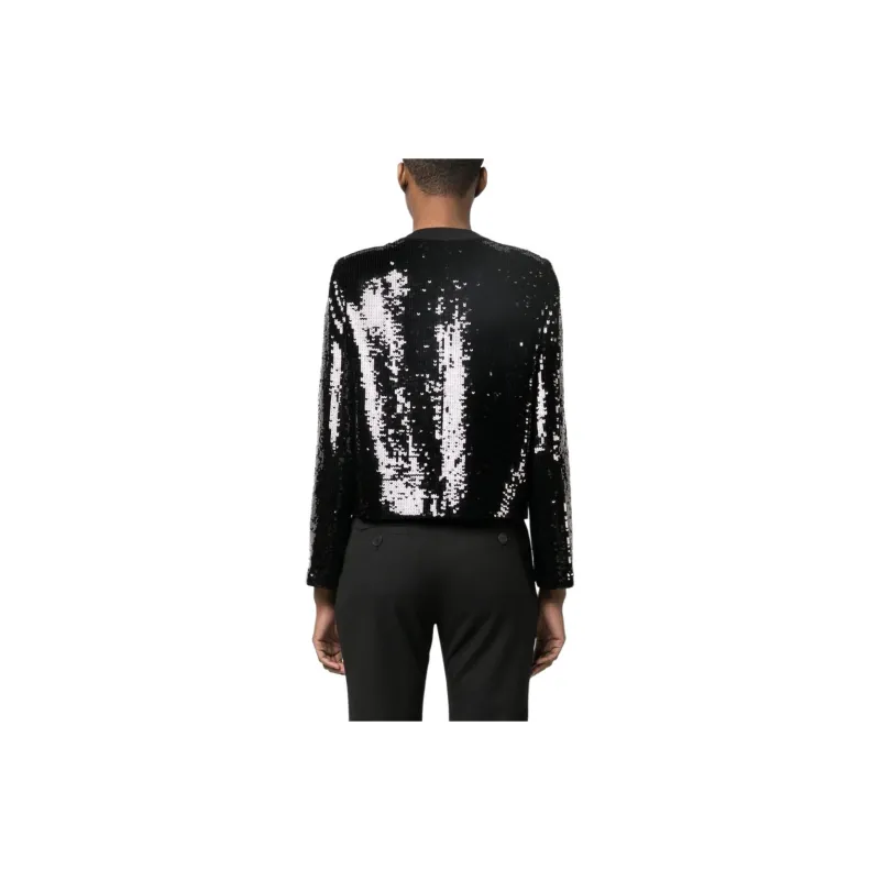 NILI LOTAN Sequin-embellished Buttoned-up Jacket-2