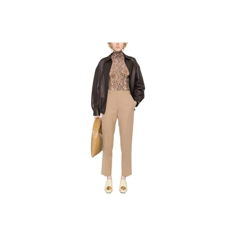 JIL SANDER Tapered Cropped Trousers-1