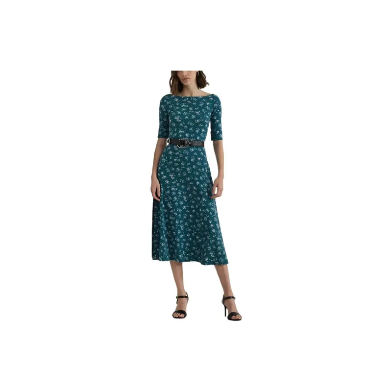 Polo Ralph Lauren SS24 Short-Sleeved Dresses Women's Indigo-2
