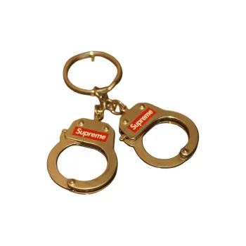 Supreme   Keychains Unisex Silver