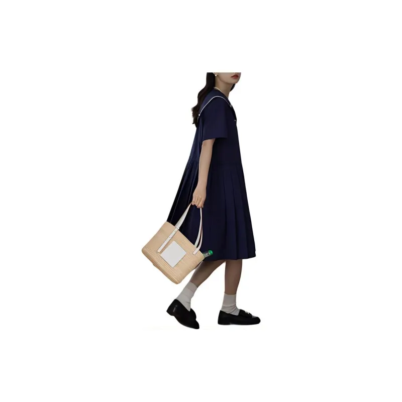Omont Short Sleeved Dress Women's Navy Blue-2