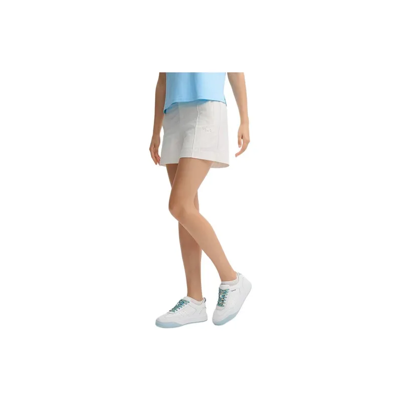 FILA HERITAGE Casual Shorts Women's Bright White-4