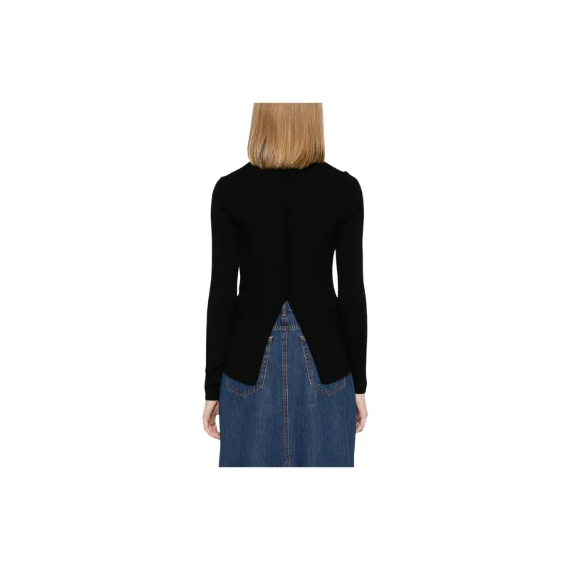 PAROSH Ribbed Jumper-2