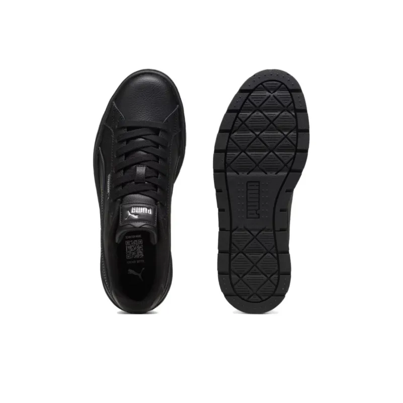 PUMA Carmen Anti-Slip Wear-Resistant Low-Top Skateboard Shoes Women's Black-2