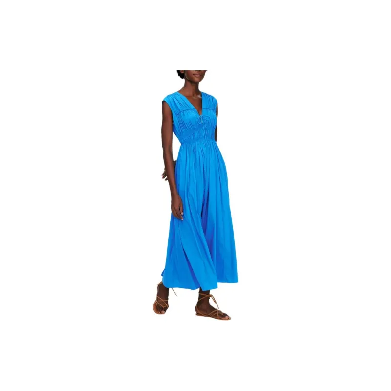 DVF Diane Von Furstenberg Gillian Poplin Maxi Dress-2