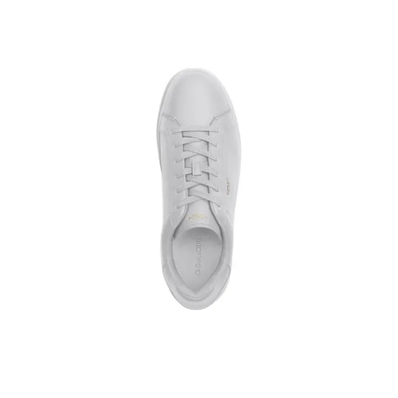 COACH Highline Low Top Skateboard Shoes Men's White-3