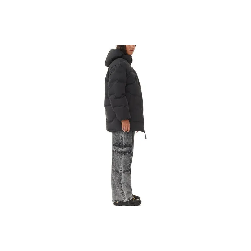 GANNI Hooded Puffer Jacket-3
