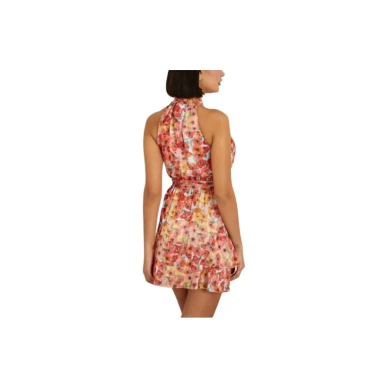 GUESS Sleeveless Dress Women's Orange-3