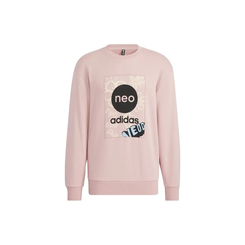 Adidas Sweatshirts Men Pink+Shopping Bag-1