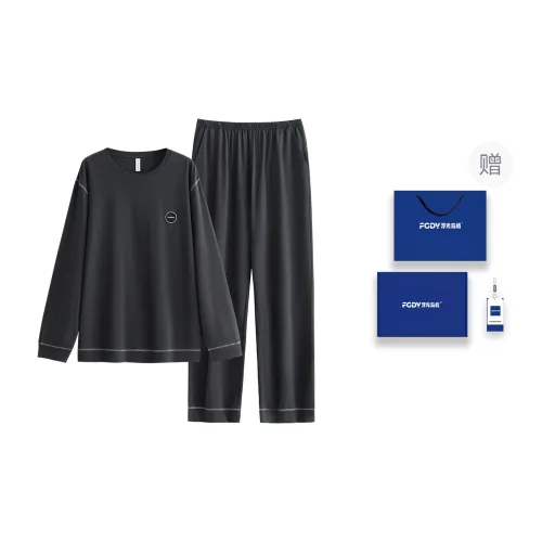 Floating Light Islands Pajama Set Gift Box Set Men's Black