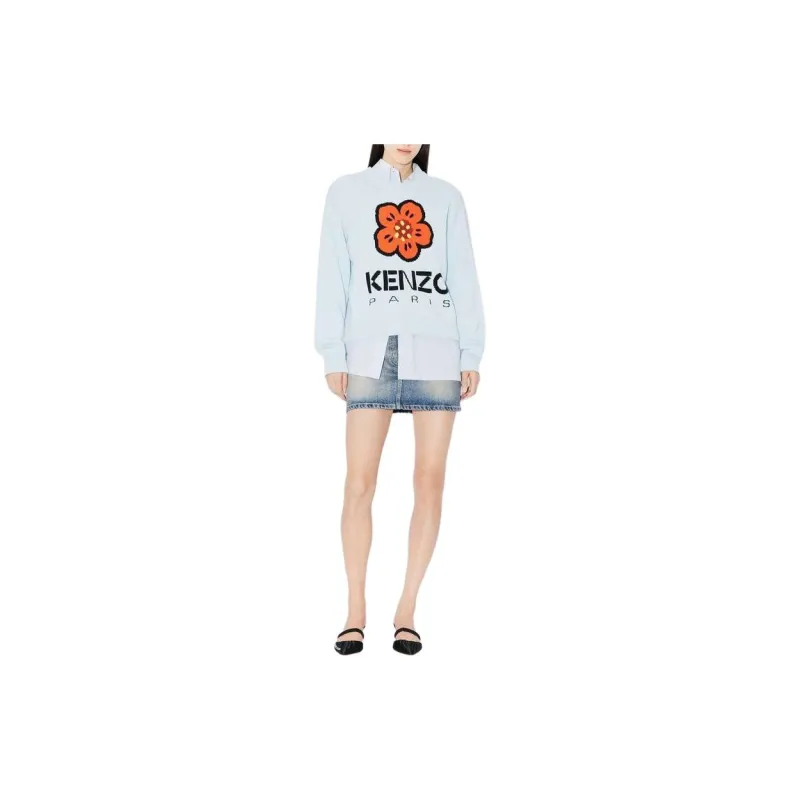 KENZO FW23 Knitwear Women's Light Blue-2