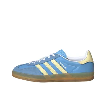 Adidas Gazelle Indoor Semi Blue Burst Almost Yellow Women's