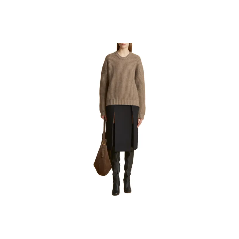 KHAITE Manuela Crewneck Sweater-2