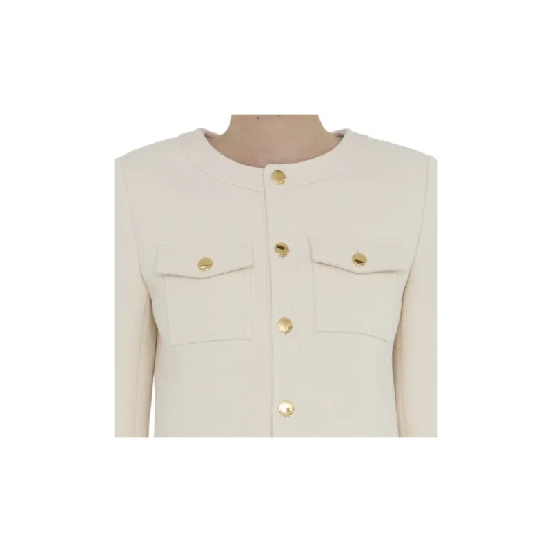 CELINE Dani Jacket In Boutis Cotton-4
