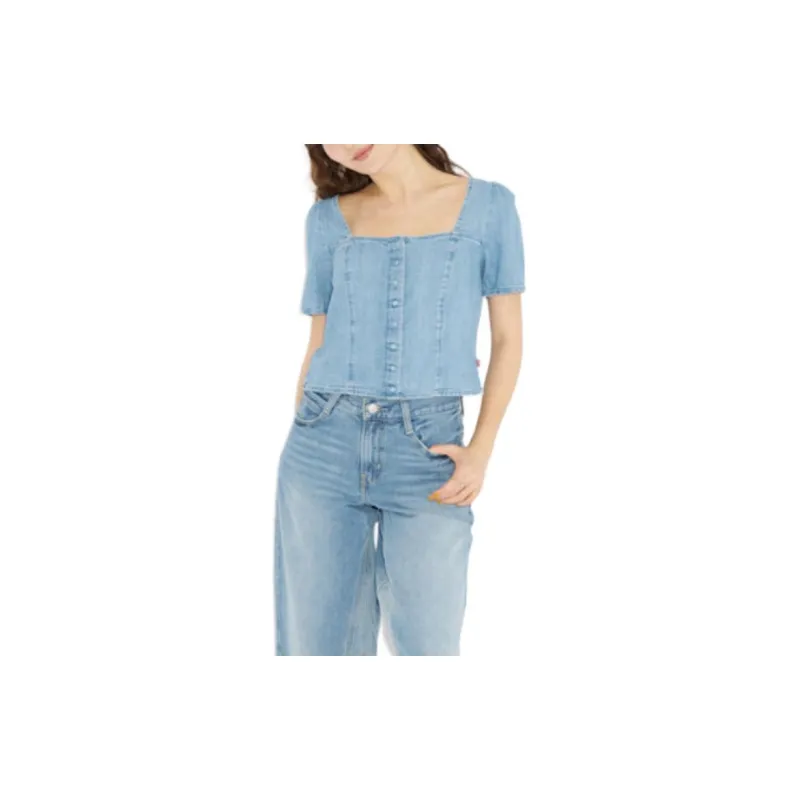 Levis Shirts Women's Blue-3