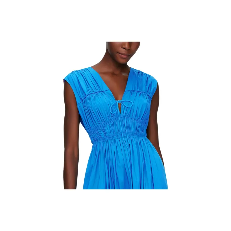 DVF Diane Von Furstenberg Gillian Poplin Maxi Dress-6
