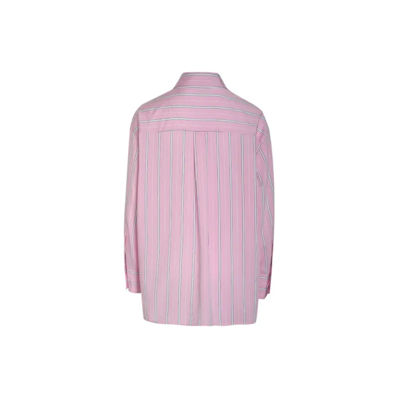 Little Pull Shirt Women's Pink Stripes-1