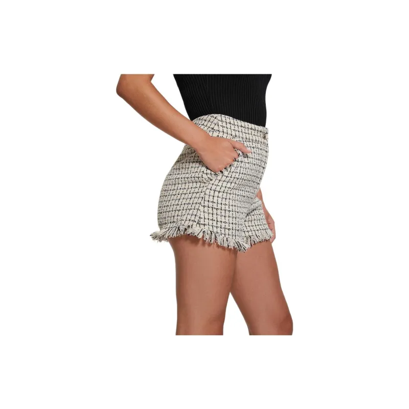 GUESS Casual Shorts Women's White-2
