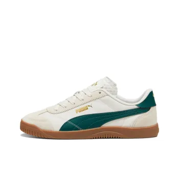 PUMA Club 5v5 Anti Slip Wear Resistant Low Top Skateboard Shoes Men's Gray Green