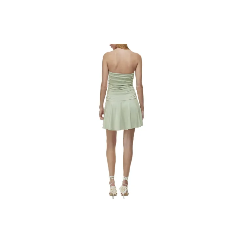 ARITZIA Ten Socialista Dress Sleeveless Dress Women's Silver Sage Green/Silver Sage Green-3