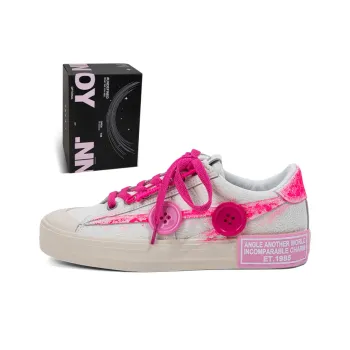 OYNN Optional Choice Series Skateboard Shoes Unisex Low Top Rose Red