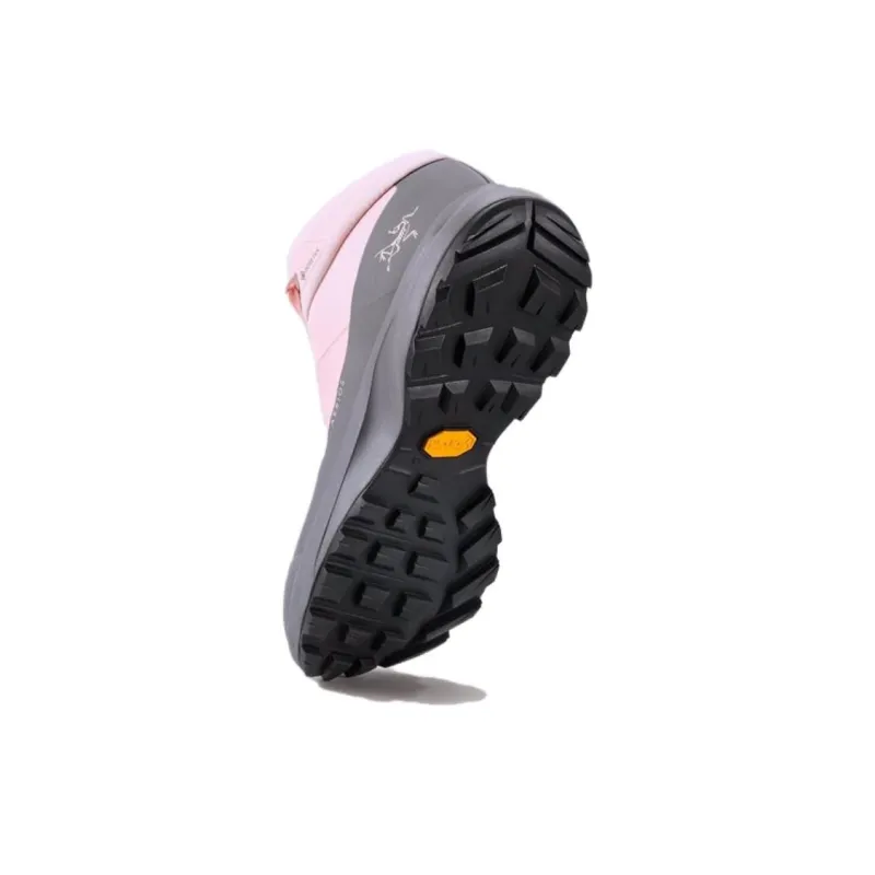 Arcteryx Aerios Fl 2 GTX Water-Resistant Mid-Top Trekking Shoes Women's Pink Gray-3
