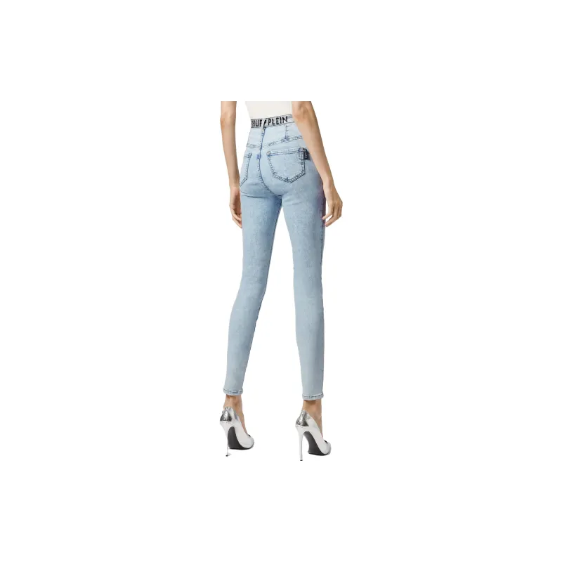 PHILIPP PLEIN High waist Denim Jeggings-2