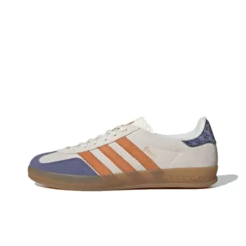 Adidas Originals Gazelle Indoor Cream White Blue Orange
