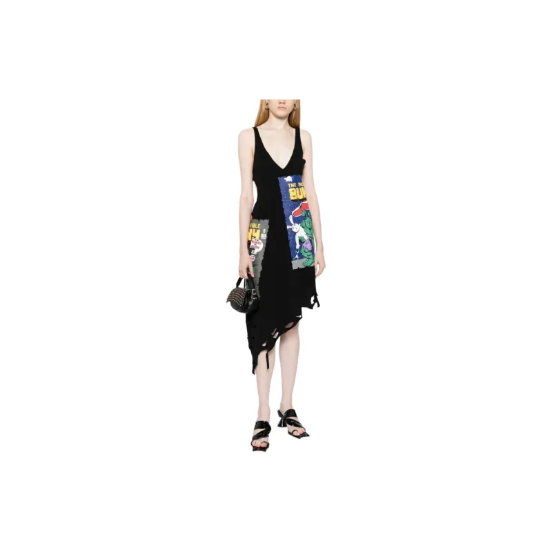 NATASHA ZINKO The Incredible Bunny Cotton Midi Dress-1