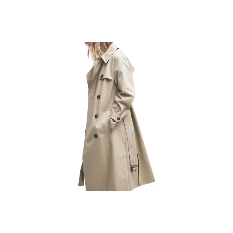 BARBOUR Greta Showerproof Trench Coat Coats Women's Beige-3
