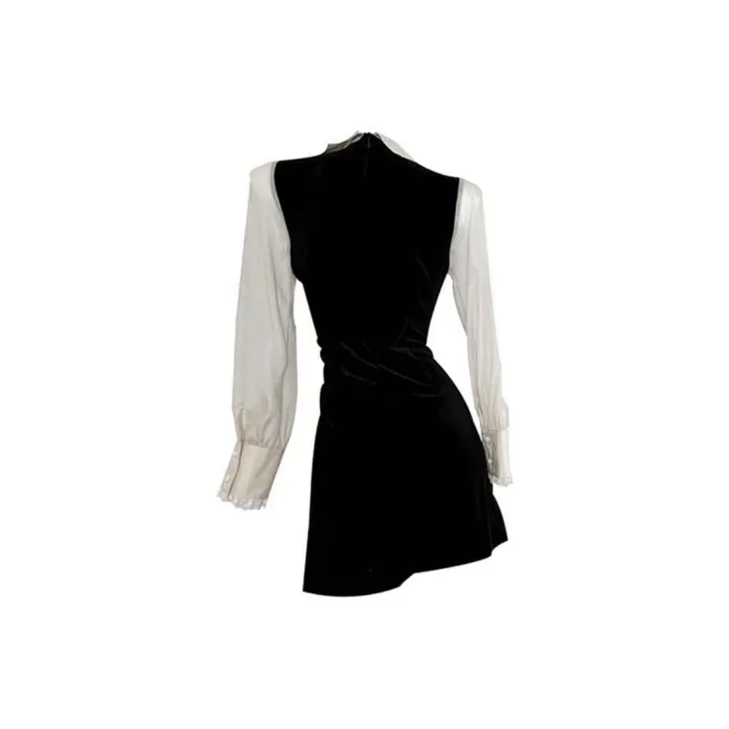 JOSR Long Sleeved Dresses Women's Black-1