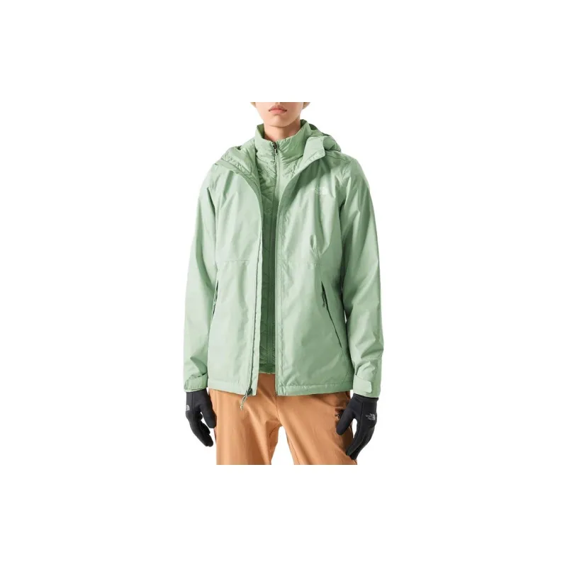 THE NORTH FACE City Outdoor Collection Waterproof And Windproof To Keep Warm Windbreaker Jacket Women's Green-1