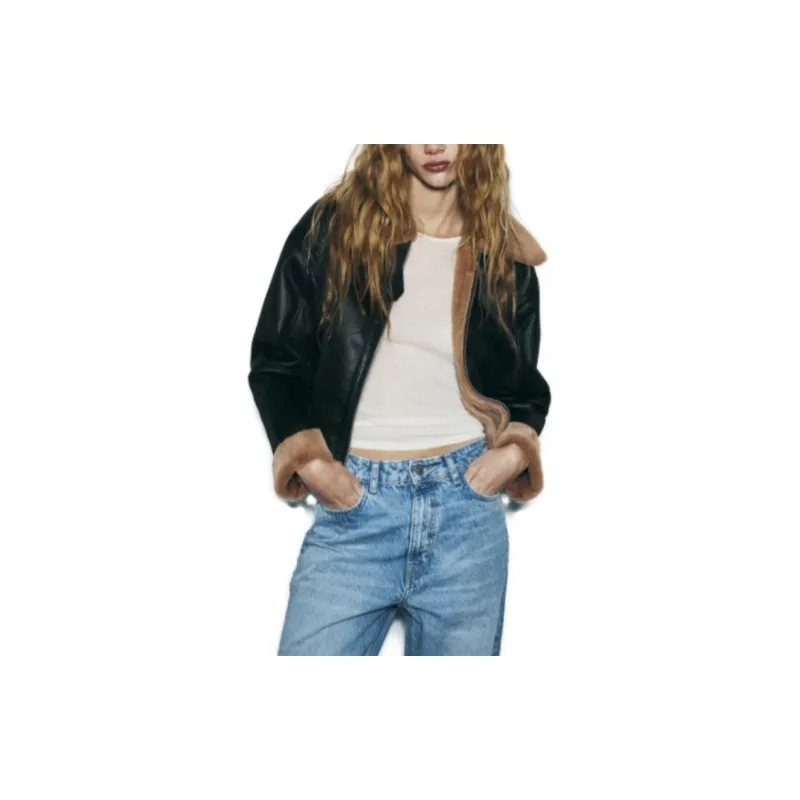ZARA Jackets Women's Black-1
