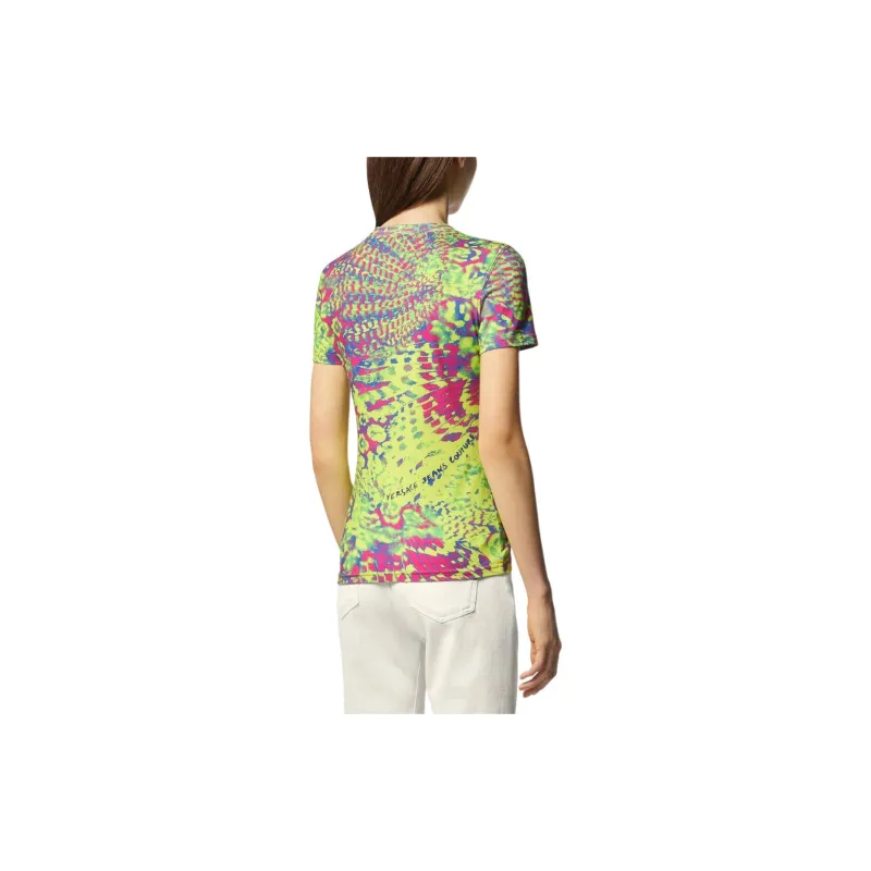 VERSACE JEANS COUTURE Printed Cotton T shirt-3