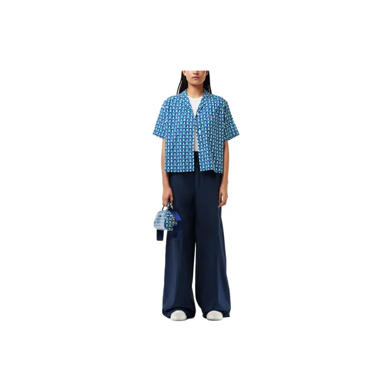 LACOSTE Geometric print Button up Shirt-1
