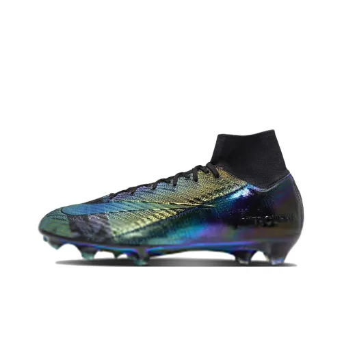 Nike Mercurial Superfly 10 Soccer Shoes Unisex High-Top Phantom Color Black