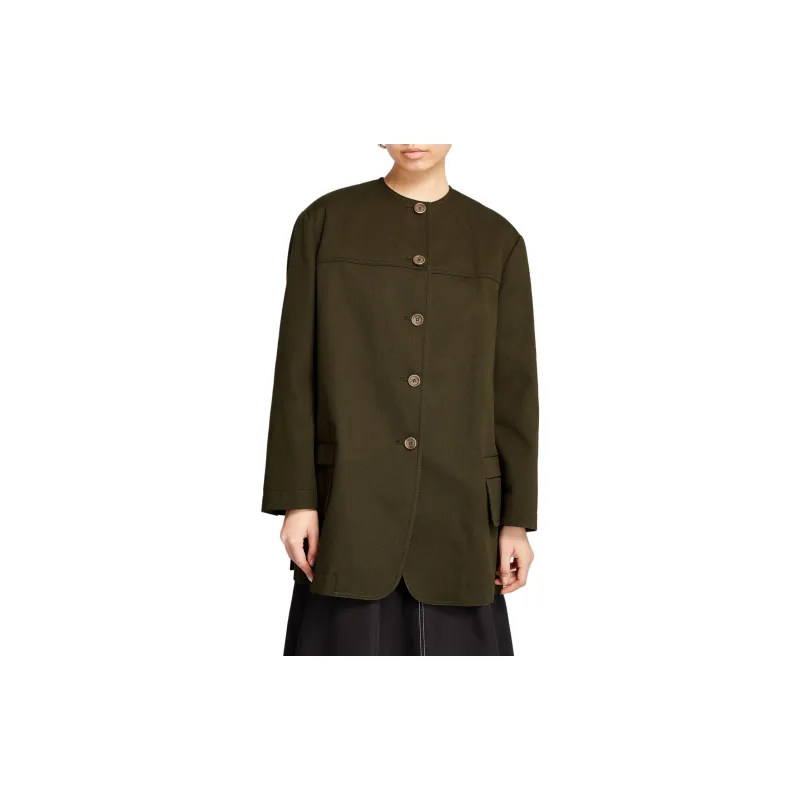 MaxMara Recital Buttoned Long Sleeved Jacket-2