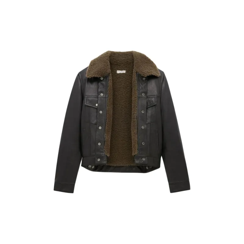 SAINT LAURENT Buttoned Long-Sleeved Short Jacket-2
